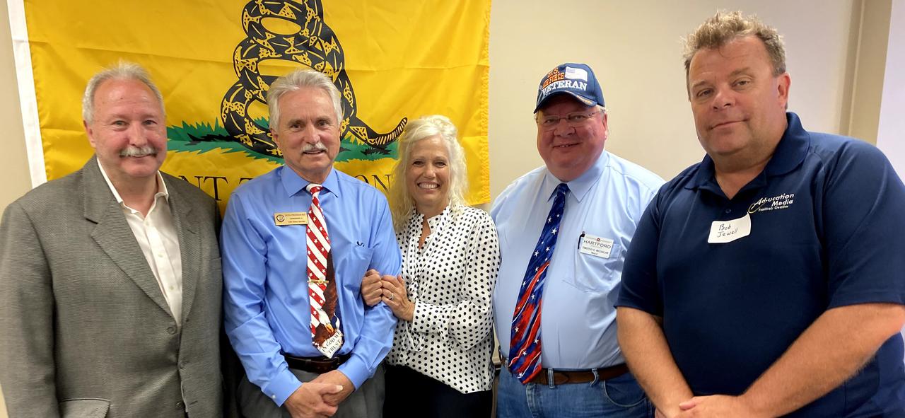 2024 6-12 don and tina with hartford mayor tim michalak, former alderman bob jewel and paster schmidt.jpg